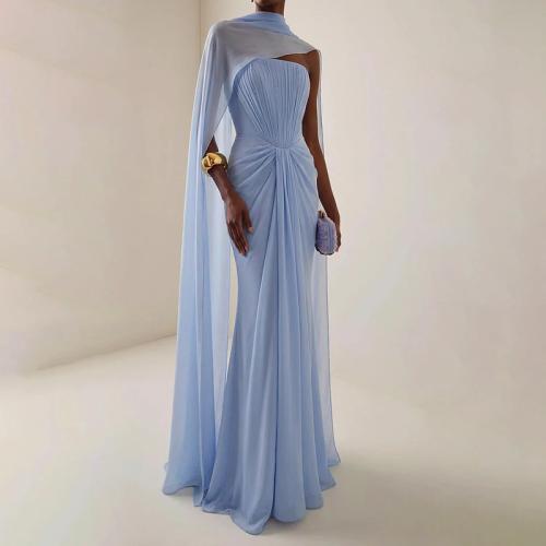 Polyester High Waist Long Evening Dress Cotton PC
