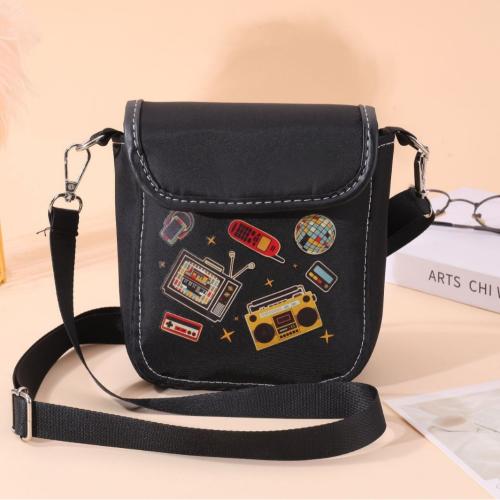 Oxford Crossbody Bag Nylon Noir pièce