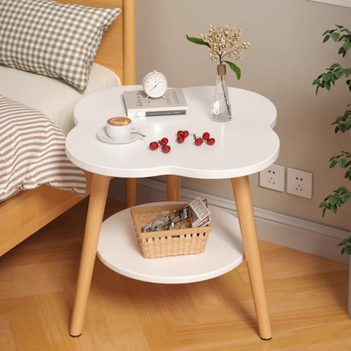 Fiberboard à densité moyenne Table latérale Solide pièce