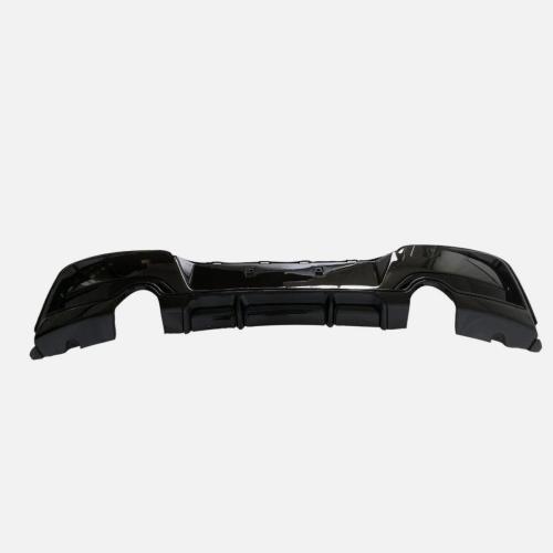 For BMW 1 SERIES F20 F21 REAR DIFFUSER DUAL 2011-2014 PRE-LCI M135I LOOK GLOSS BLACK