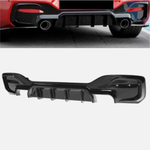 Fits For BMW 1 SERIES F20 F21 REAR DIFFUSER 2015+ FACELIFT LCI 135/140 LOOK GLOSS BLACK