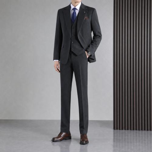 Viscose & Spandex & Polyester Mannen Pak Vest & Broek & Jas Solide meer kleuren naar keuze Instellen