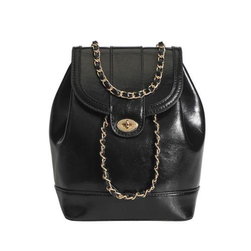 PU Leather Bucket Bag Backpack hardwearing & One Shoulder Oxford PC