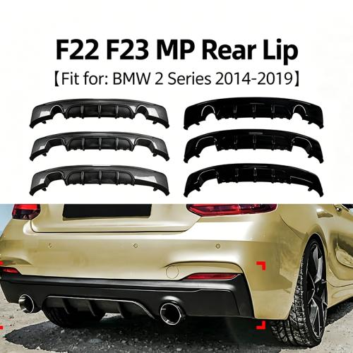 For BMW 2 Series F22 F23 M Sport 2014-19 MP Rear Bumper Diffuser
