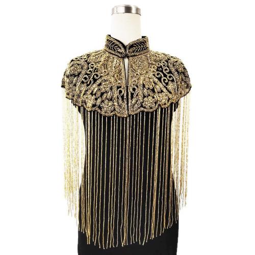 Polyester Tassels Shawl embroidered : PC