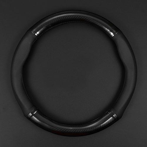 Fibre de carbone & PU Cuir Couvercle du volant plus de couleurs pour le choix pièce
