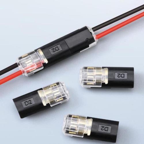 D2T2 Quick-Connect Terminal Box Interlocking Type No Welding No Stripping Detachable