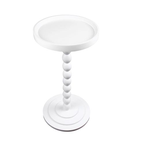 Fiberboard à densité moyenne Table à thé Solide Blanc pièce