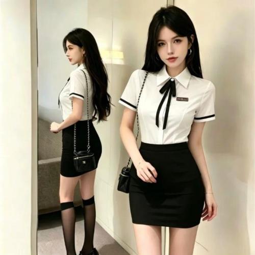 Spandex & Polyester Ensemble de robe deux pièces Solide Ensemble