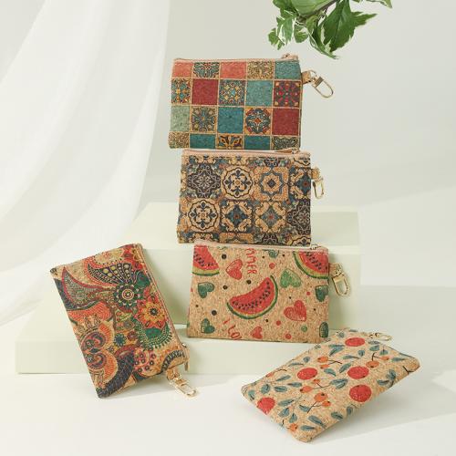 Wooden Change Purse portable Polyester PC