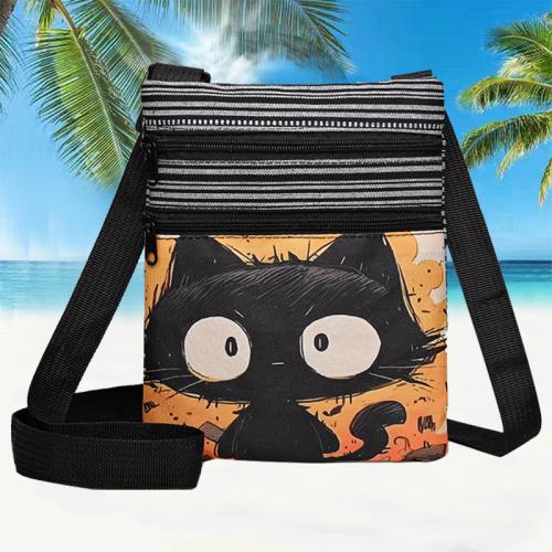 Nylon Crossbody Bag large capacity & soft surface & portable PC