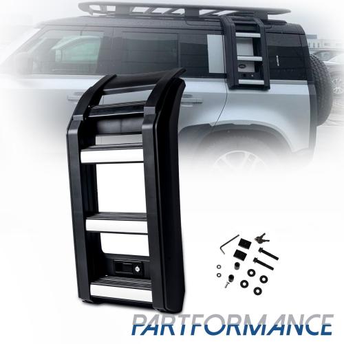 L663 Side Roof Rack Access Ladder For Land Rover Defender 90/110 2020-2024
