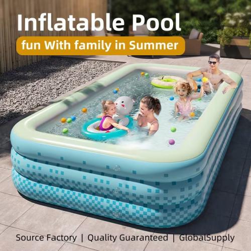 PVC foldable Inflatable Pool blue PC