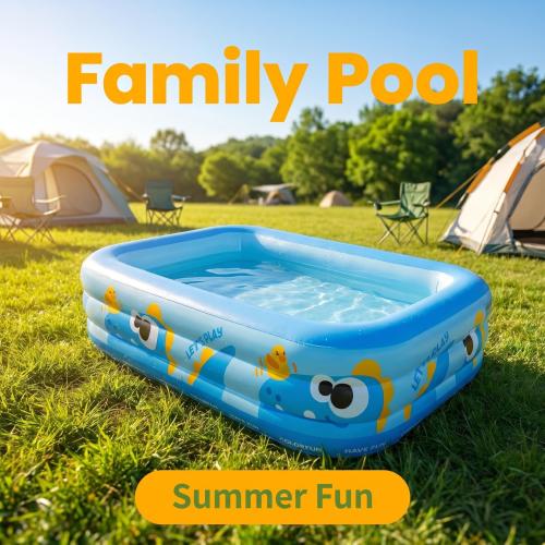 PVC foldable Inflatable Pool thickening printed Cartoon PC
