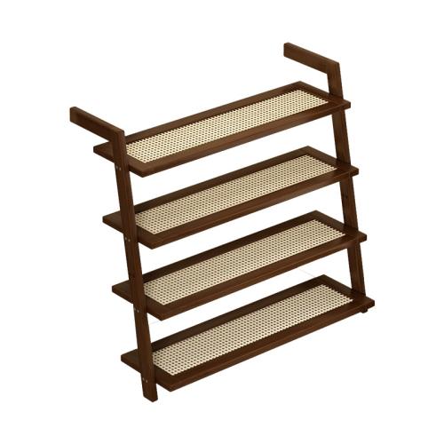Moso Bamboo Multilayer Shoes Rack Organizer Plastic PC