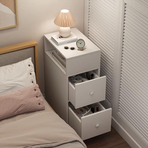 Medium Density Fiberboard Multifunction Bedside Cabinet dustproof Solid PC