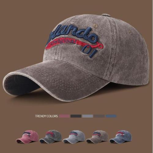 Baumwolle Flatcap, Bestickt, Stück