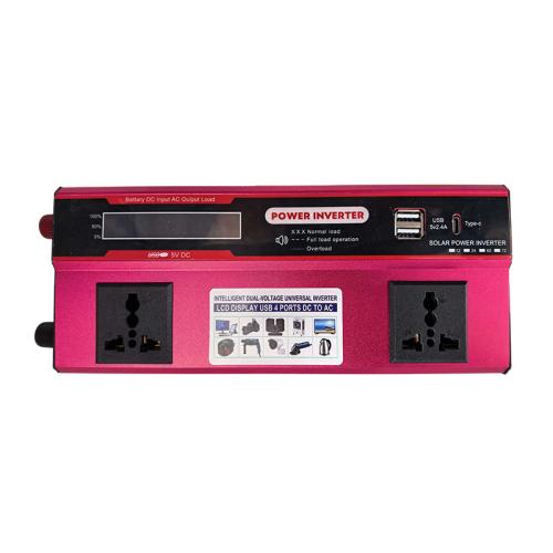 2kW Multifunctional Car Power Inverter EU & US Standard 12V to 220V/110V