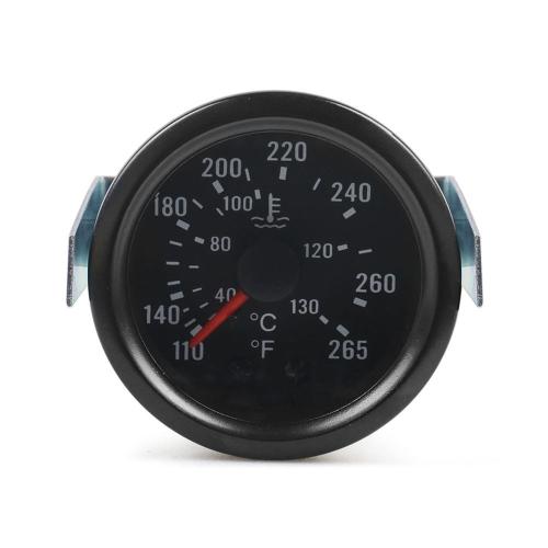 Mechanical Vehicle Water Temperature Gauge for Cars 12V 24V 2 Inch 52mm Display