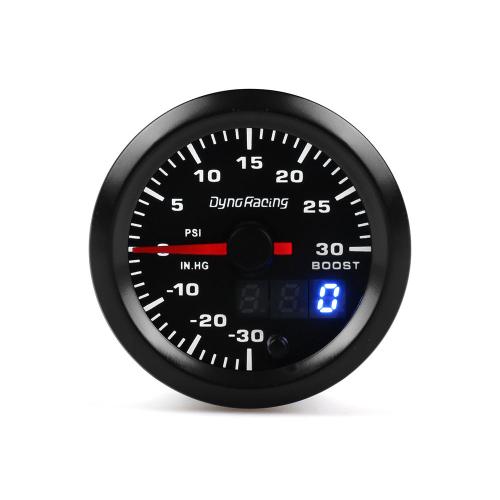 52mm 7 Colors LED Car Turbo Boost Gauge PSI Meter Analog/Digital Dual Display