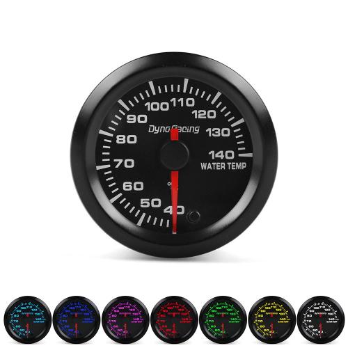 2 inch 52mm Digital&Pointer 7 Color LED Car Oil Temp Temperature 40-140℃ Gauge