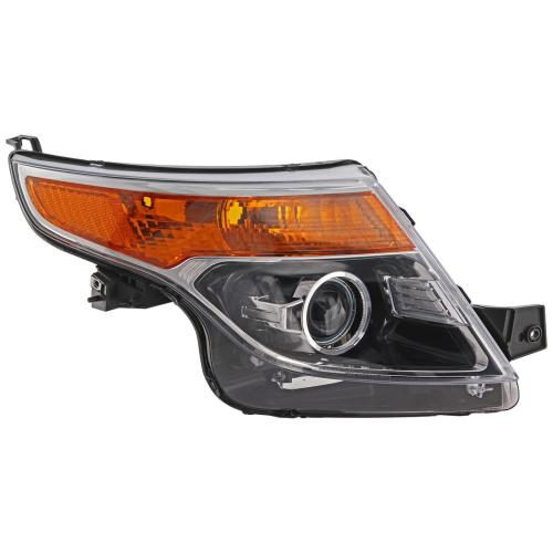 Driver Side Xenon Headlight For Ford Explorer 2011-2015 Fits Limited Limited