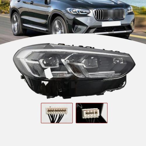 For 2022 2023 BMW X3 X4 G01 G02 Headlight Full LED Right Passenger Side Chrome