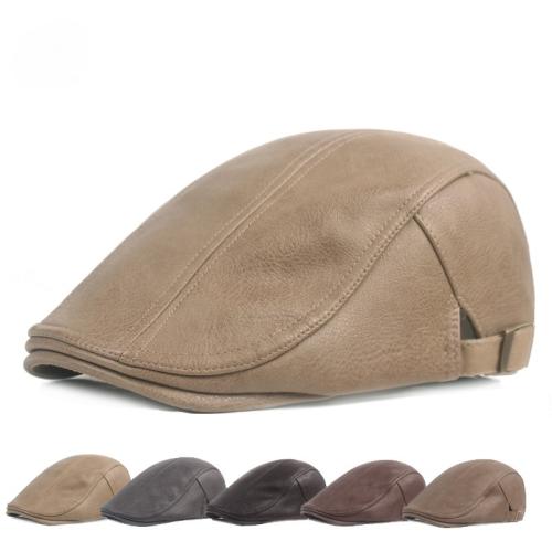 PU Leder Berets, Solide, mehr Farben zur Auswahl, Stück
