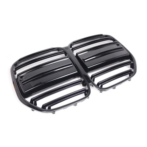 Double Line Front Kidney Grille Grill For BMW 4 Series G22 G23 2 Door 2021-2023