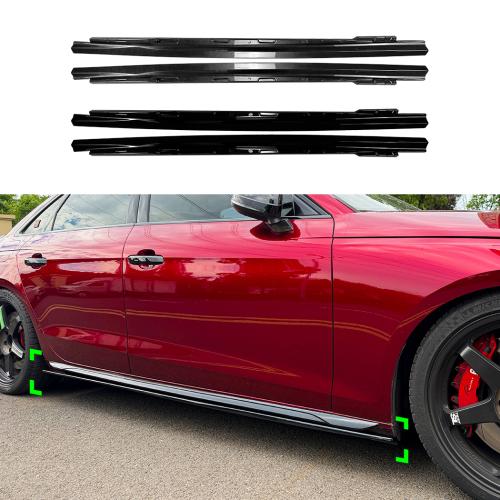 Plastique Fentes d’extension de jupe latérale plus de couleurs pour le choix Paire