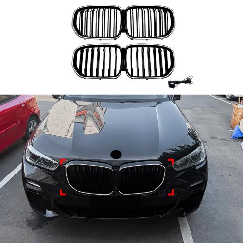 Front Grille For X5 G05 Pre-facelift Grille with LED 2019-2022