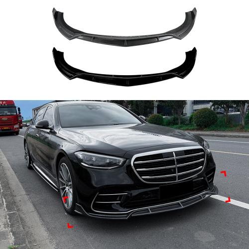 Front Lip For S Class W223 Pre-facelift AMG Line 2021-2026