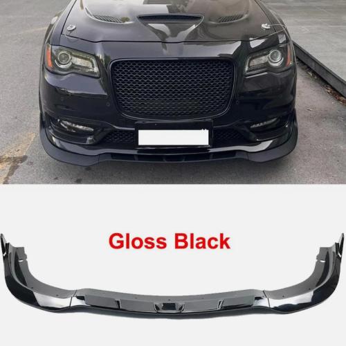 For Chrysler 300 C S SRT 2015-2023 Gloss Black V3 Front Bumper Lip Splitter Kit