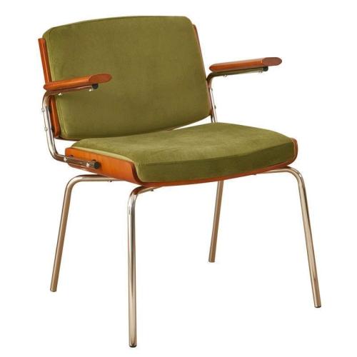 Stainless Steel & PU Leather Office Chair PC