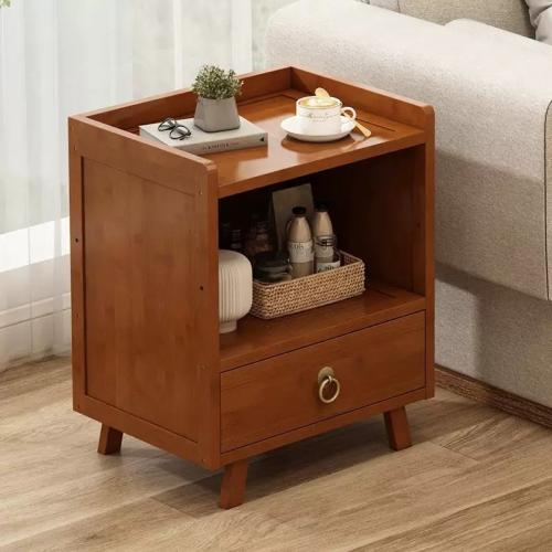Moso Bamboo Cabinet de chevet Brun foncé pièce