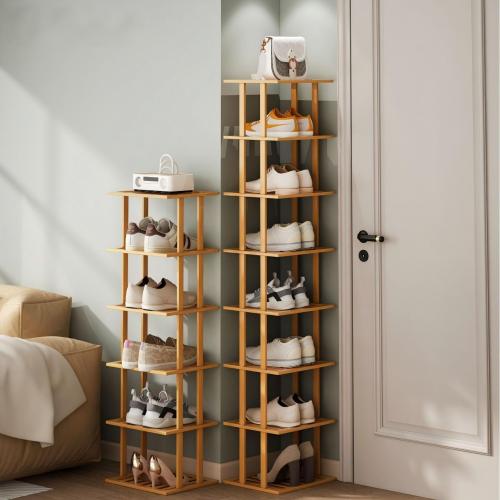 Moso Bamboo Multilayer Shoes Rack Organizer PC