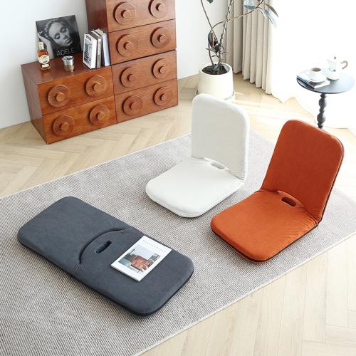 Corduroy single & adjustable & Soft Foldable Chair Sponge & Iron Solid PC