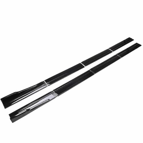 Universal Car Side Skirt 8 Pcs Side Spoiler Set