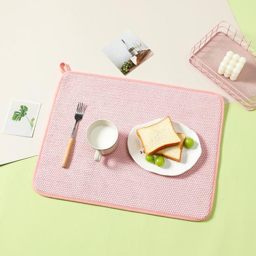 Microfiber Absorbent Kitchen Drying Mat for Kitchen Solid PC