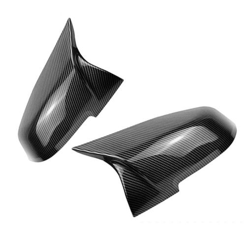2x Gloss Black Wing Mirror Cover Cap For BMW F20 F21 F22 F30 F31 F32 F36 X1 E84