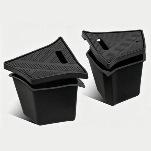 For Tesla Model Y Juniper Trunk Organizer Side Storage Box Boot Organizer Flocke