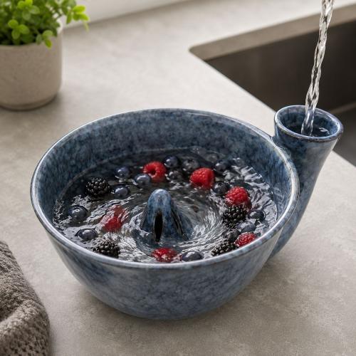 Porcelain Multifunction Drain Basket PC