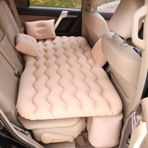 Flocado de tela de PVC Colchón inflable de la cama del coche, trozo
