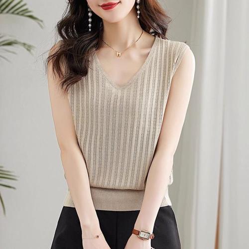 Viscose-vezel Tanktop Solide meer kleuren naar keuze stuk