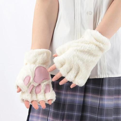 Polyester Half Vinger Handschoen meer kleuren naar keuze : Paar