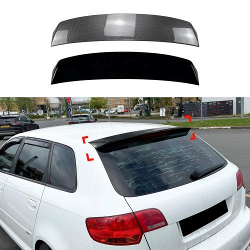 For Audi A3 8P 2004-2013 Sportback S-Line Roof Spoiler Rear Wing