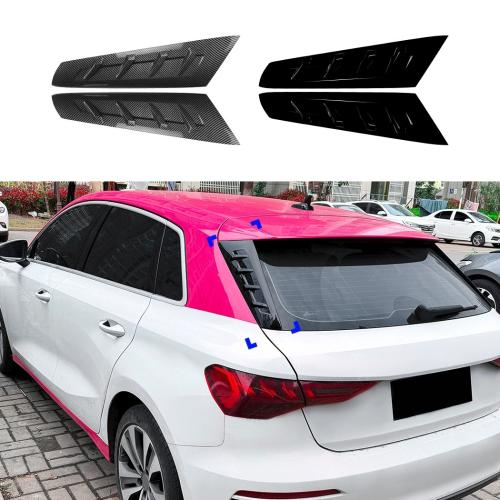 For Audi A3/S3 8Y Sportback 2021+ RS3 Style Side Skirt & Rear Spoiler Decals