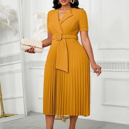 Gestrickte & Polyester Einteiliges Kleid, Solide, mehr Farben zur Auswahl, Stück