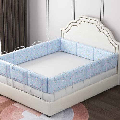 Linen & Pearl Cotton foldable Bed Surrounding PC