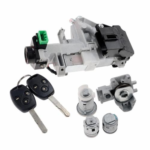 Ignition Switch Lock Cylinder & Keys Set For 2003-2011 Honda Civic 11